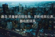 趣岛 流量爆点情报局 · 更新频率拉满，趣岛图搞笑
