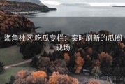 海角社区 吃瓜专栏：实时刷新的瓜圈现场