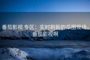 番茄影视 专区：实时刷新的瓜圈现场，番茄影视啊